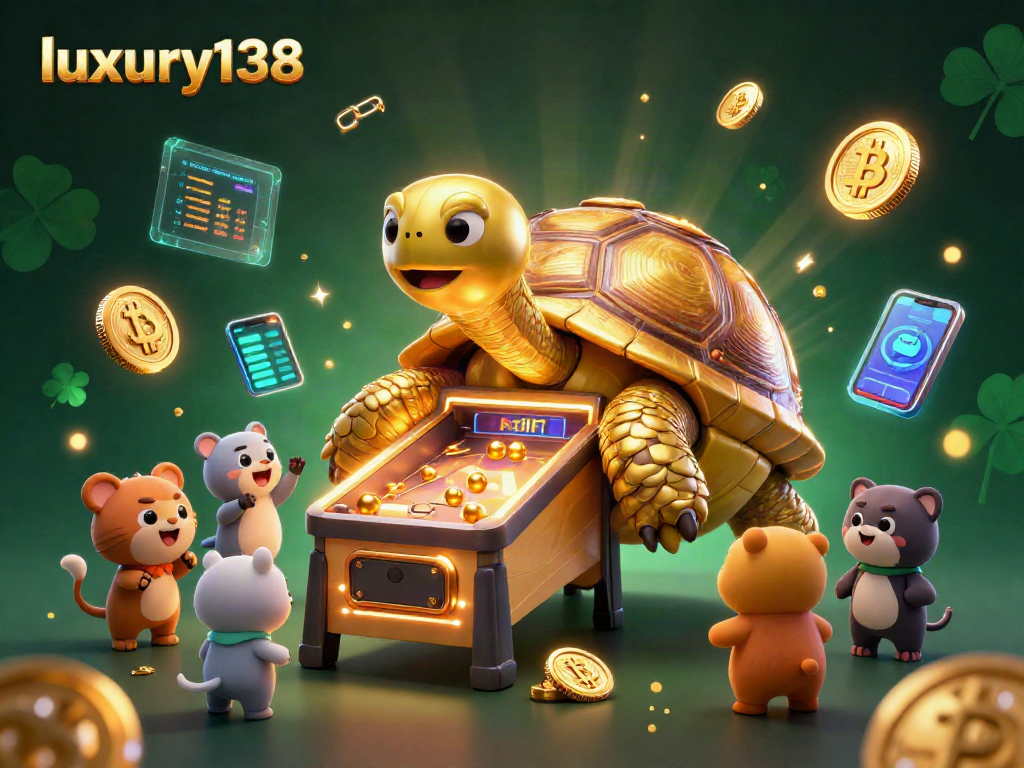Menangkan hadiah di luxury138 dengan bermain di mesin permainan pinball yang dikelilingi koin crypto.