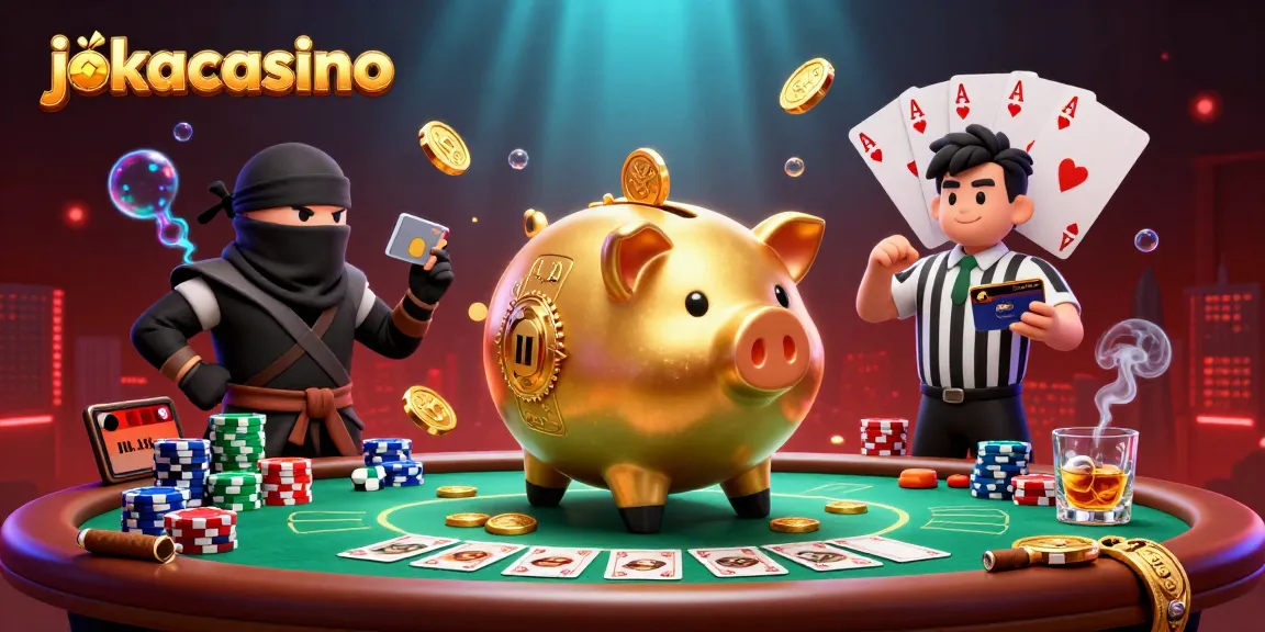 jokacasino showcases vibrant 3D characters in an energetic casino scene with dynamic elements.