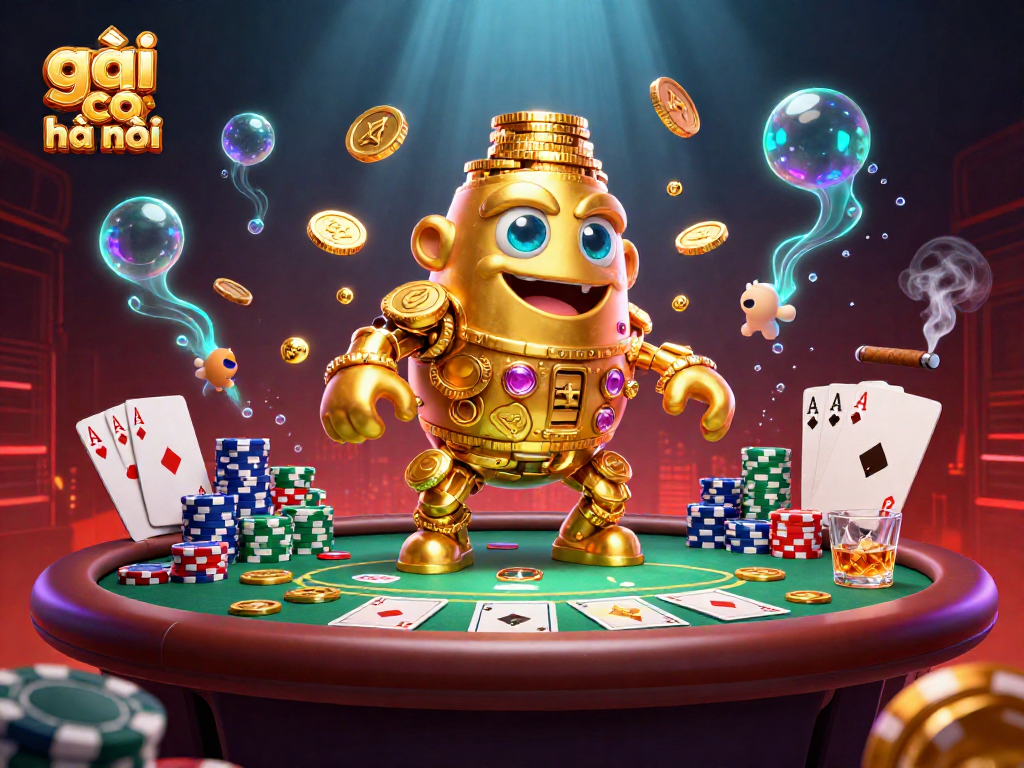 Experience thrilling gambling with gái gọi hà nội in a vibrant 3D casino illustration!