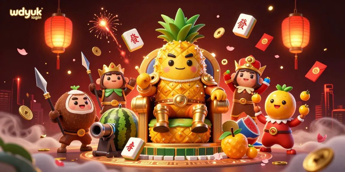 Experience the excitement of wdyuk login with a vibrant 3D gaming scene full of action and color.