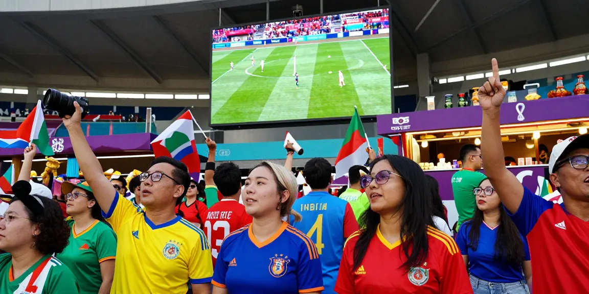 Meriah suasana Piala Dunia FIFA 2026 di stadion dengan penggemar bersemangat, SBO TATA4D menyiarkan langsung pertandingan.
