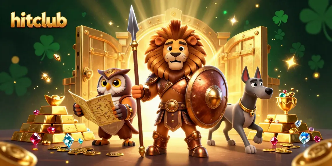 Join the hitclub to experience thrilling casino adventures with strategically rich characters and treasures.