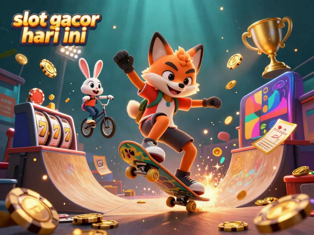 Engage in exciting gameplay at slot gacor hari ini with dynamic characters and vibrant casino elements.
