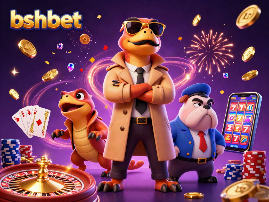 Engage with bshbet by entering the VIP lounge where raptors and a bulldog represent unique casino excitement.