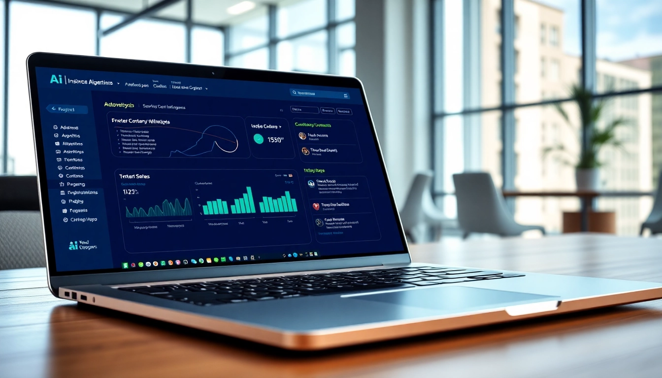 Generate engaging content using an AI content engine for property developers in a modern office setup.
