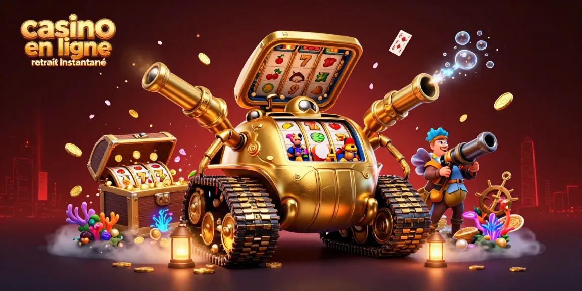 Plongez dans le monde du casino en ligne retrait instantané avec une scène captivante de 3D.