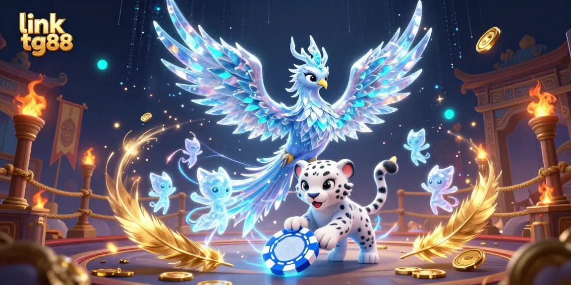 Experience thrilling gameplay with link tg88 and discover icy wonders in this vibrant casino scene.
