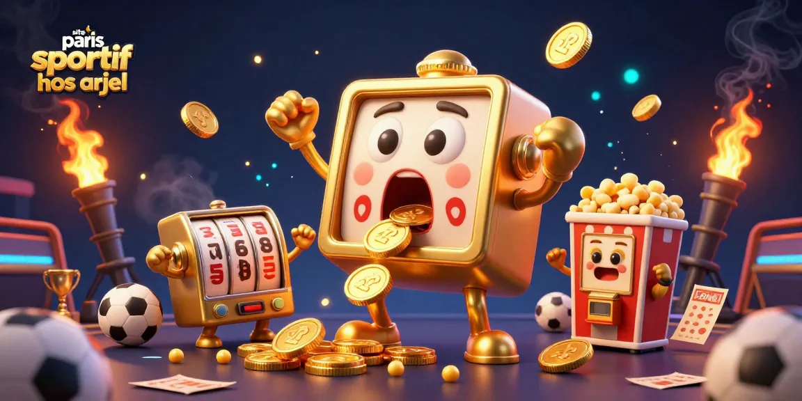 Site paris sportif hors arjel : machines à sous animées remportant des jackpots dans un décor spectaculaire.