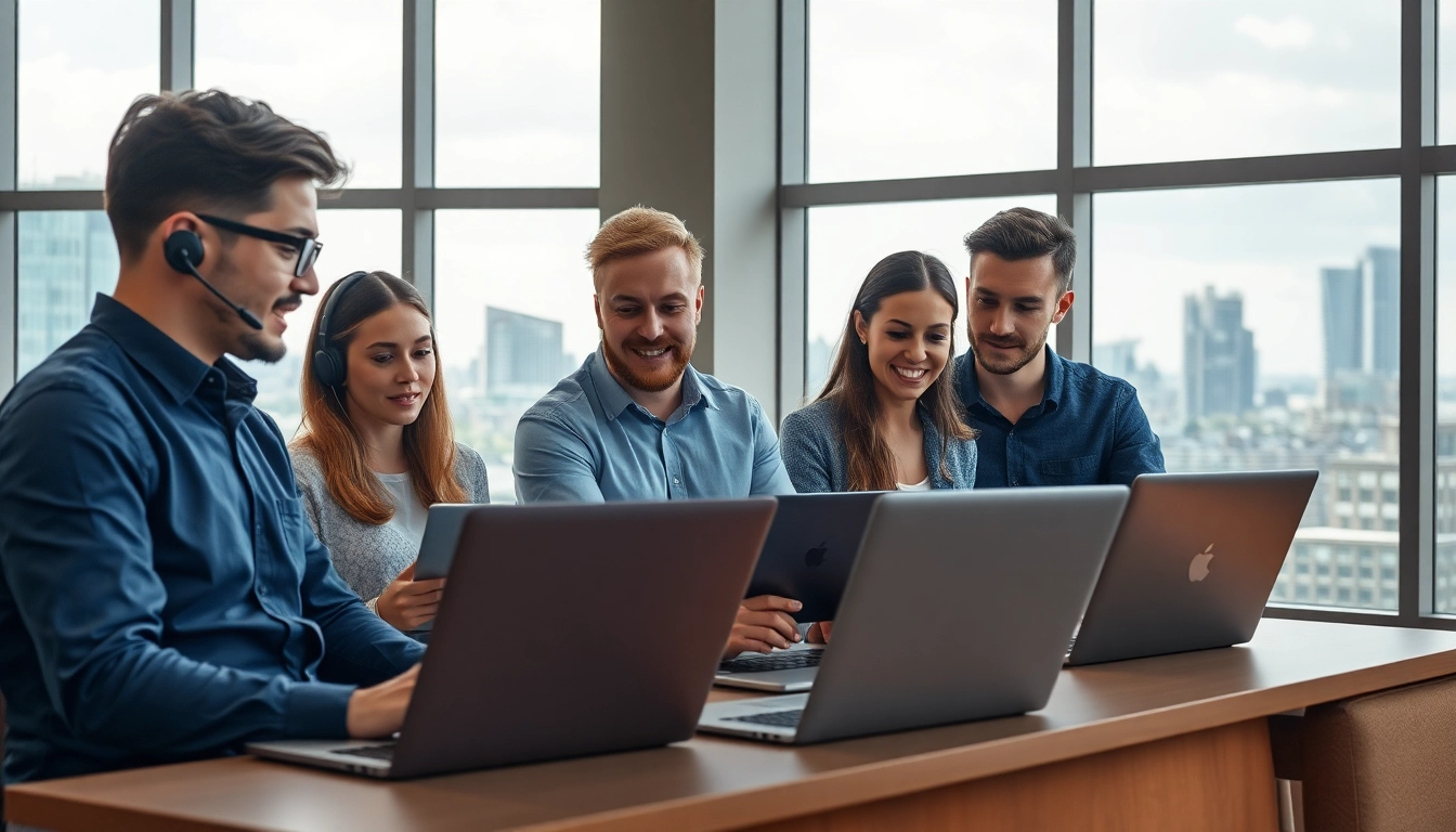 Provide small business it support london solutions efficiently in a vibrant office atmosphere.