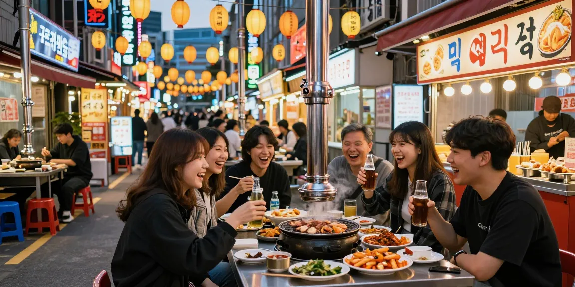 부평에서의 밤문화, 불고기 요리 중인 친구들, https://www.danbamop.com/bupyeong-op 의 맛있는 음식.