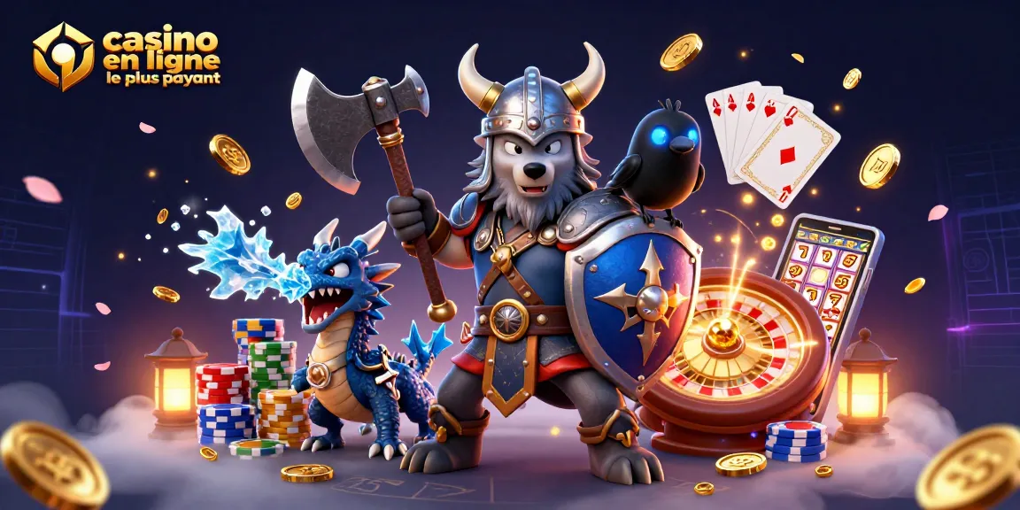 Jouez à casino en ligne le plus payant avec un aventurier et un dragon dans un monde riche en trésors.