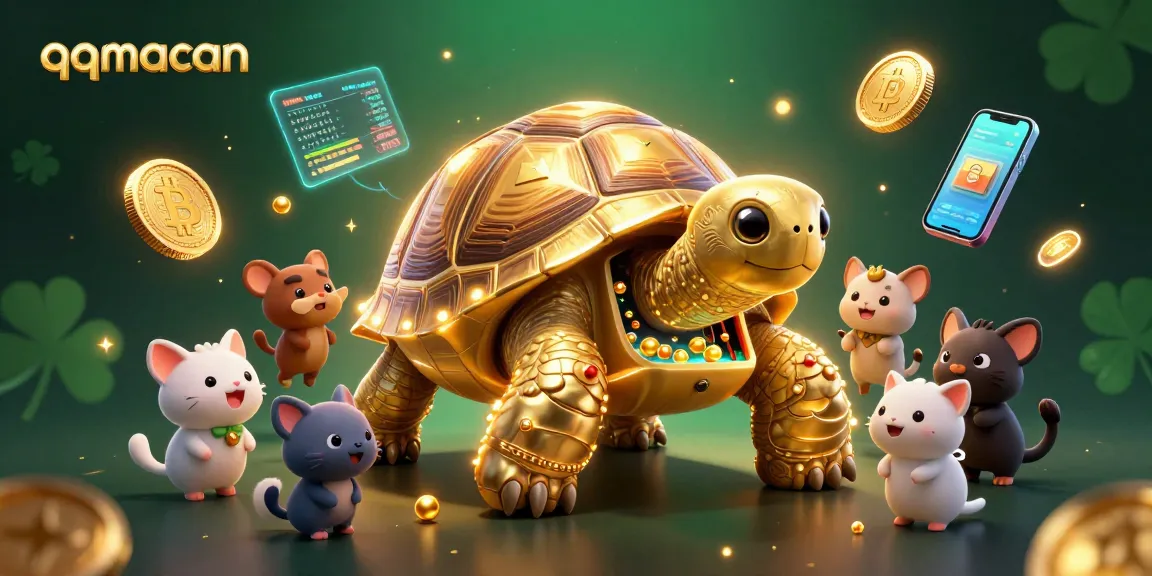 Engage with exciting gaming experiences at qqmacan featuring a vibrant 3D tortoise pinball machine.